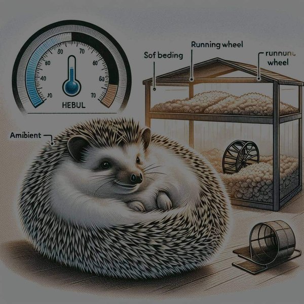 What Is the Optimal Temperature Range for a Pet Hedgehog's Habitat?